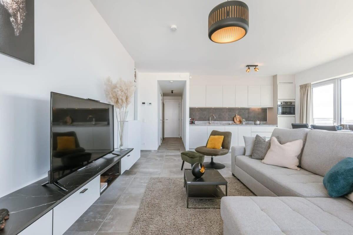 Huswell - Bright Apartment With Seaview Bredene Exterior foto